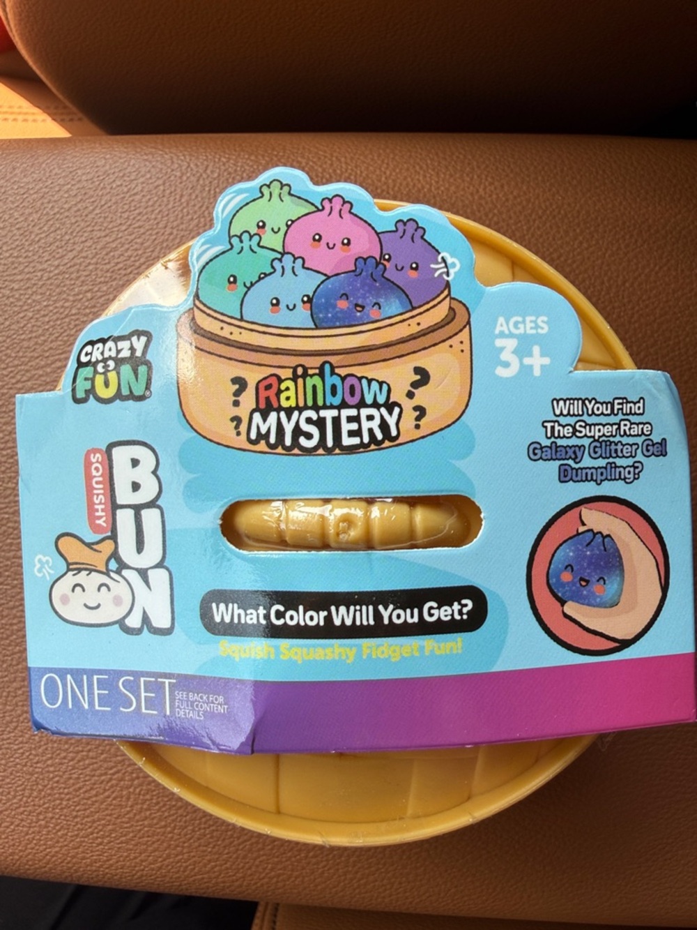 Viral Rainbow Mystery Squishy Bun! Will you find the Rare Glitter Gel Dumpling